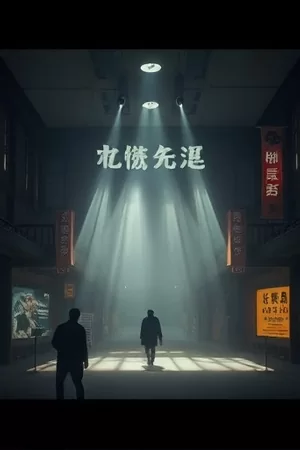 玻璃山丘竖版海报：透明玻璃构筑物映出层层叠叠的天光